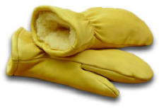 Deer Skin Mitten | Warm Winter Mittens by Minneskonsin Gloves